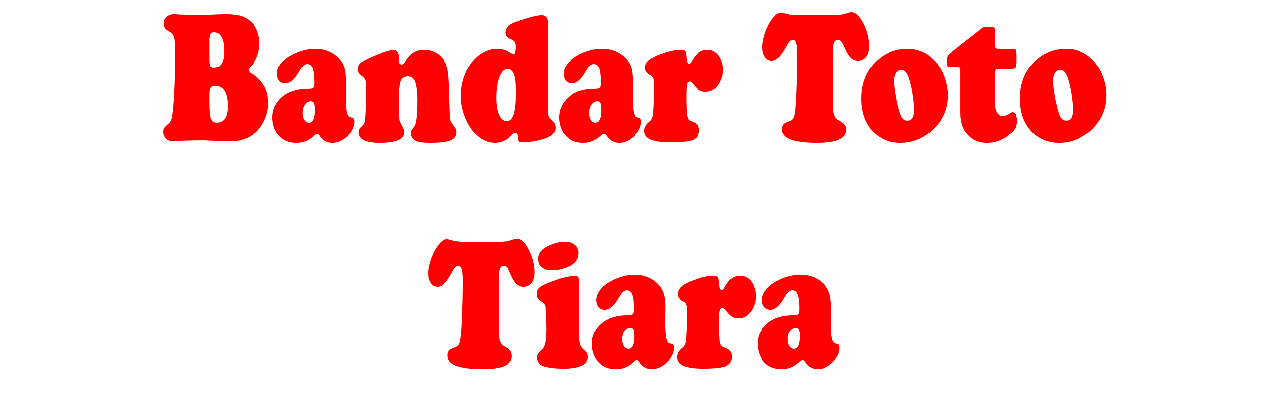 Bandar Toto Tiara